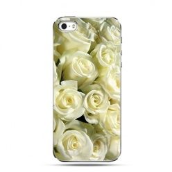 Etui na iPhone 4s / 4 - białe róże 