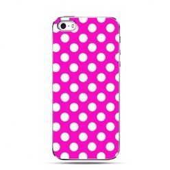 Etui na iPhone 4s / 4 - różowa polka dot 
