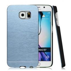 Galaxy S7 Edge etui Motomo aluminiowe niebieski. PROMOCJA !!!