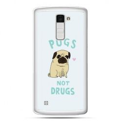 Etui na telefon LG K10 Pugs not drugs
