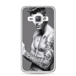 Etui na Galaxy J1 (2016r) Justin Bieber w Tatuażach.