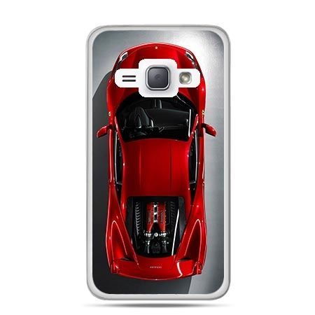 Etui na Galaxy J1 (2016r) Czerwone Ferrari.