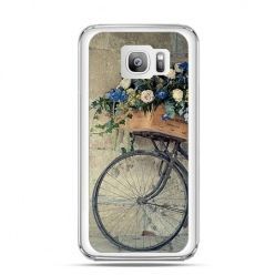 Etui na telefon Galaxy S7 Edge rower z kwiatami