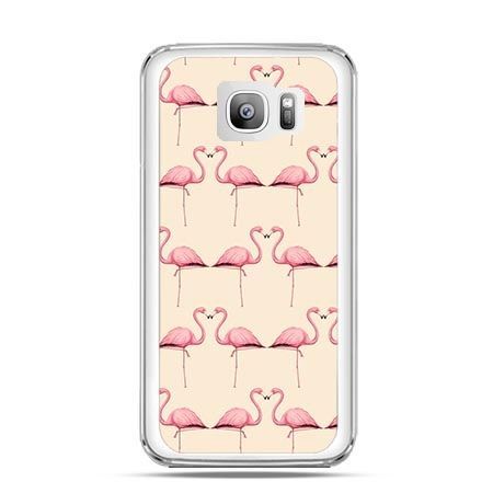Etui na telefon Galaxy S7 Edge flamingi