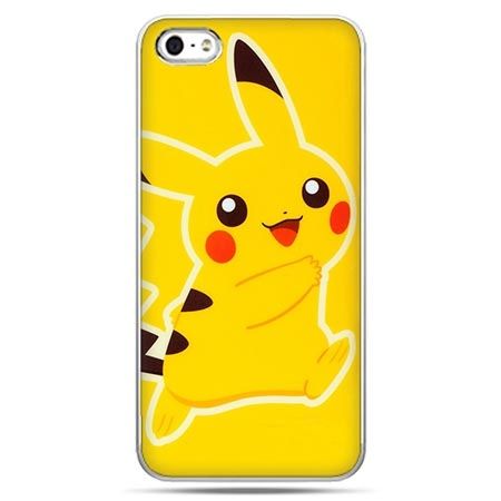 Etui na telefon w stylu pokemon żółty pikachu.