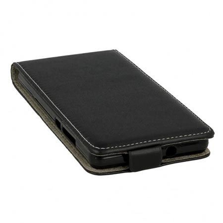 Kabura na Huawei P8 Lite Flexi Case z klapką- czarna.