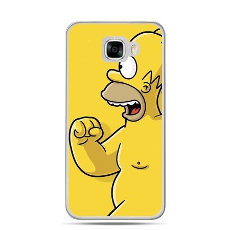 Etui na telefon Samsung Galaxy C7 - Homer Simpson
