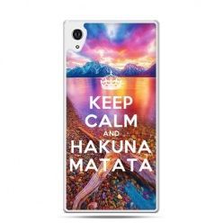 Etui na telefon Sony Xperia XA - Keep Calm and Hakuna Matata