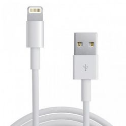 Lightning kabel do iPhone 5 / 6 , iPad - 1m biały.