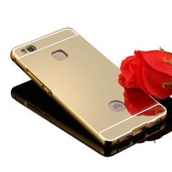 Etui na Huawei P9 Lite Mirror bumper case - Złoty.