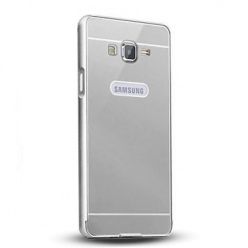 Galaxy Grand Prime etui aluminium bumper case - srebrny. 
