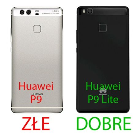 Huawei P9 lite aluminium bumper case czarny. (21635)- internetowy