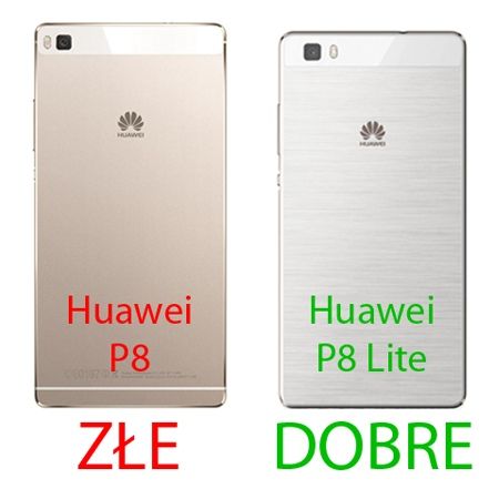 Etui na Huawei P8 Lite silikonowe Slim przezroczyste crystal case.