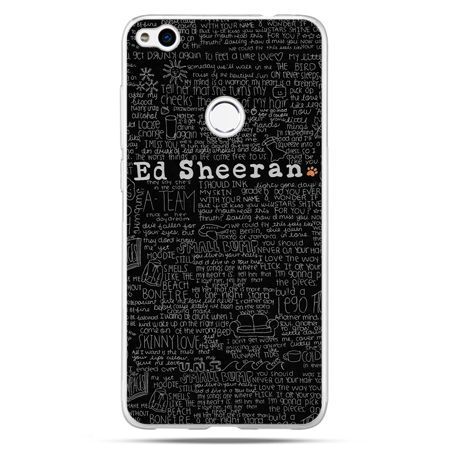 Etui na Huawei P9 Lite 2017 - ED Sheeran czarne poziome