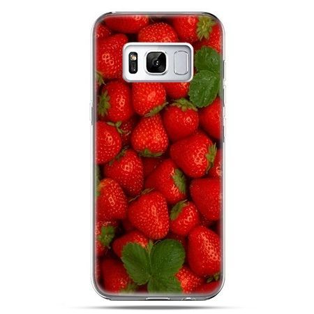 Etui na telefon Samsung Galaxy S8 - czerwone truskawki
