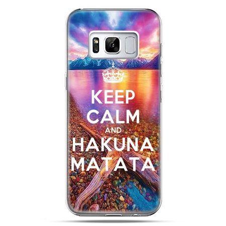 Etui na telefon Samsung Galaxy S8 - Keep Calm and Hakuna Matata