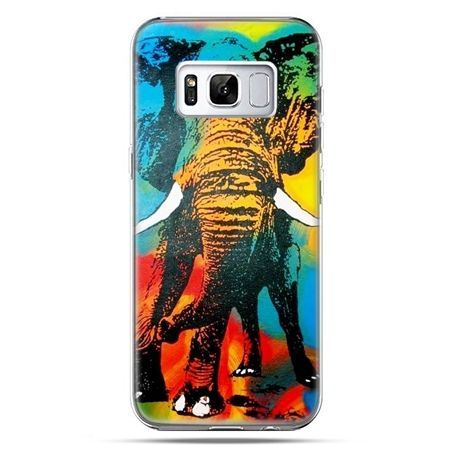 Etui na telefon Samsung Galaxy S8 - kolorowy słoń
