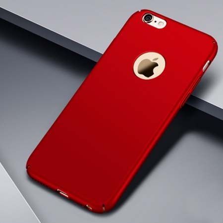 Etui na telefon iPhone 6 / 6s  Slim MattE - czerwony.
