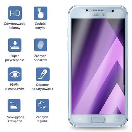 Samsung Galaxy A5 2017 hartowane szkło ochronne na ekran 9h