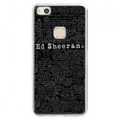 Etui na telefon Huawei P10 Lite - ED Sheeran czarne poziome