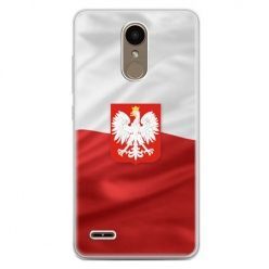 Etui na telefon LG K10 2017 - flaga Polski z godłem