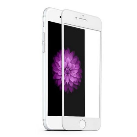 Hartowane szkło na cały ekran 3d iPhone 8 Plus - Biały.