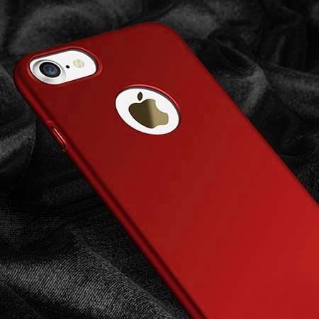 Etui na telefon iPhone 8 - Slim MattE - Czerwony.