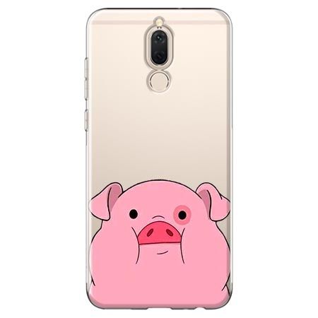 Etui na Huawei Mate 10 lite - słodka różowa świnka.