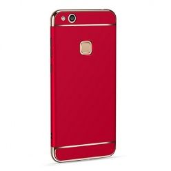 Etui na telefon Huawei P10 Lite - Slim MattE Platynowane - Czerwony.