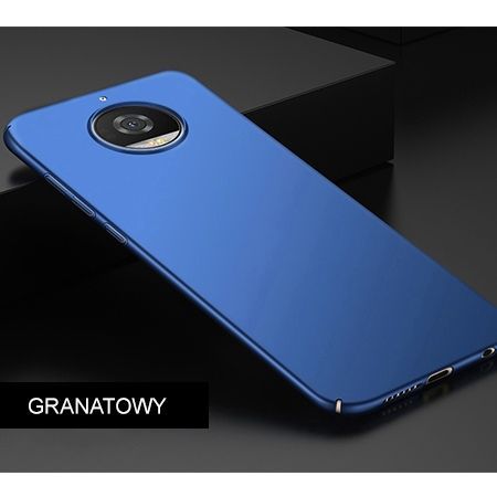 Etui na telefon Motorola Moto G5s - Slim MattE - Granatowy.