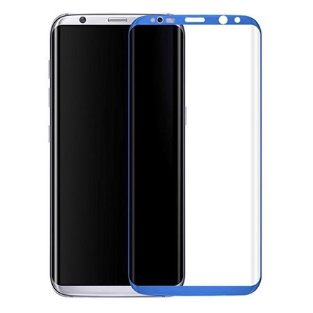 Hartowane szkło na cały ekran 3d Galaxy S8 Plus - Nebieski.