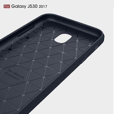 Etui na Galaxy J7 2017 - bumper Neo CARBON - Granatowy.