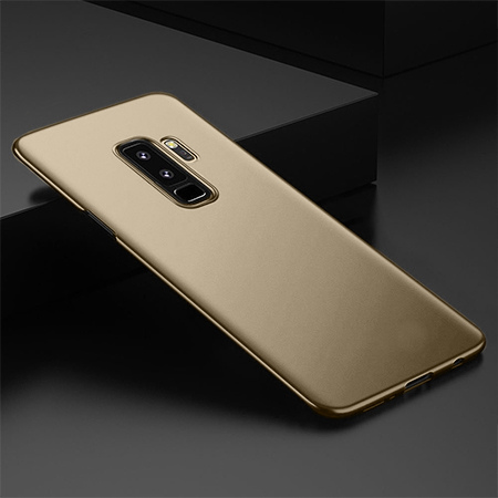 Etui na telefon Samsung Galaxy S9 Plus - Slim MattE - Złoty.