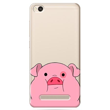 Etui na Xiaomi Redmi 4A - Słodka różowa świnka.