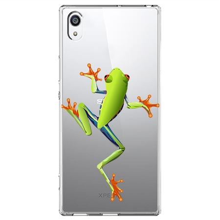 Etui na Sony Xperia XA1 - Zielona żabka.