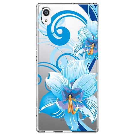 Etui na Sony Xperia XA1 - Niebieski kwiat północy.