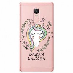Etui na telefon Xiaomi Note 4X - Dream unicorn - Jednorożec.