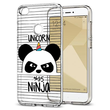 Etui na telefon Xiaomi Note 5A - Ninja Unicorn - Jednorożec.