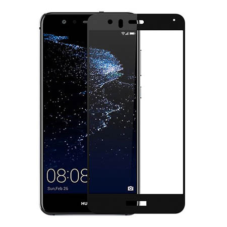 Huawei P10 Lite hartowane szkło 5D Full Glue - Czarny.