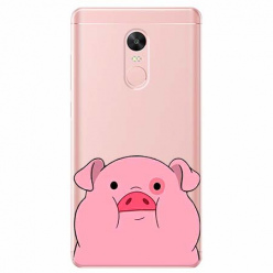 Etui na Xiaomi Note 4 Pro - Słodka różowa świnka.