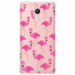 Etui na Xiaomi Note 4 Pro - Różowe flamingi.