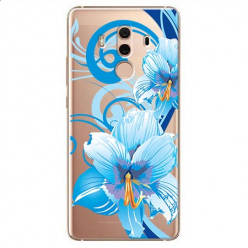 Etui na Huawei Mate 10 Pro - Niebieski kwiat północy.