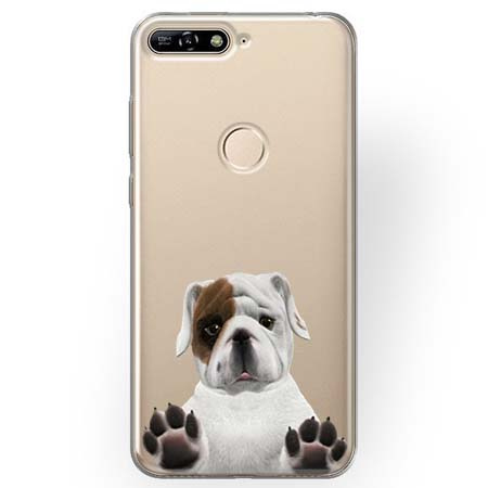 Etui na Huawei Y7 Prime 2018 - Słodki szczeniaczek.