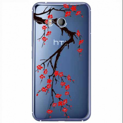 Etui na HTC U11 - Krzew kwitnącej wiśni.