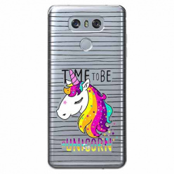 Etui na LG G6 - Time to be unicorn - Jednorożec.