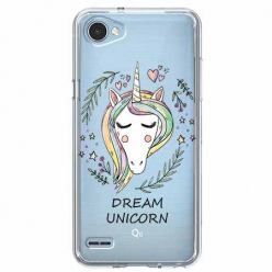 Etui na LG Q6 - Dream unicorn - Jednorożec.