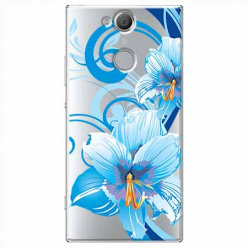 Etui na Sony Xperia XA2 - Niebieski kwiat północy.