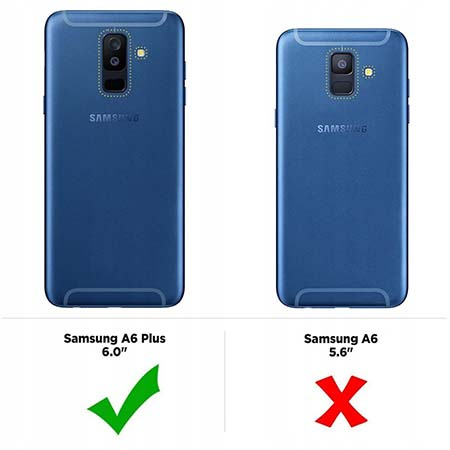 Etui na Samsung Galaxy A6 Plus 2018 - Złote koniczynki.