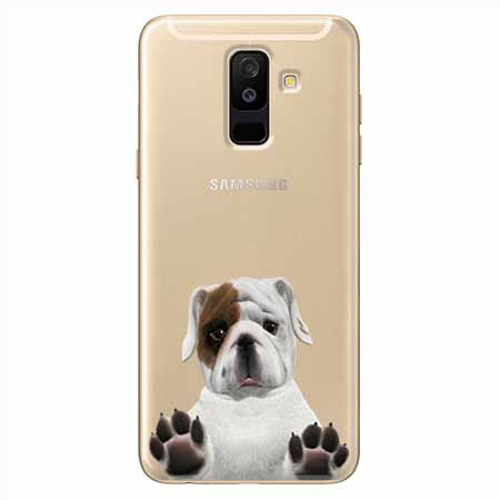 Etui na Samsung Galaxy A6 Plus 2018 - Słodki szczeniaczek.