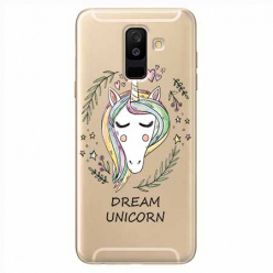 Etui na Samsung Galaxy A6 Plus 2018 - Dream unicorn - Jednorożec.